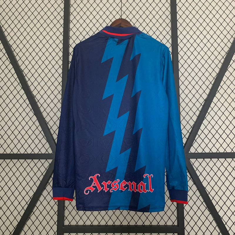 Casaco Manga Longa Retro Arsenal 95/96 away Masculina