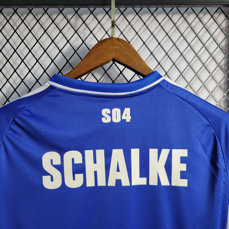 Camisa Schalke 04 Home 22/23 Torcedor Umbro Masculina - Azul Royal