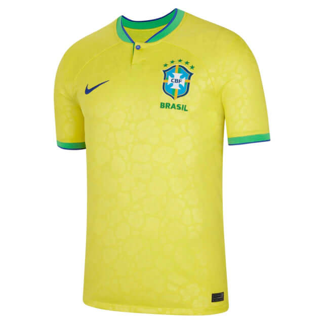 Camisa Seleção Brasileira I 2022 Torcedor Nike Masculina - Amarela