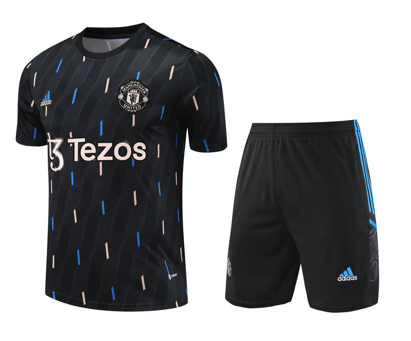 Kit Treino de Manga Manchester United 23/24