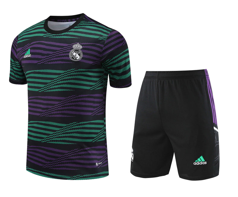 KIT DE TREINO COM MANGA DO REAL MADRID 2023/2024