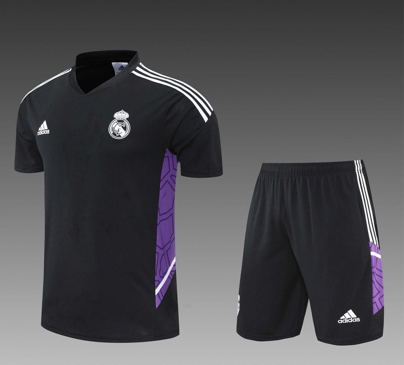 KIT DE TREINO COM MANGA DO REAL MADRID