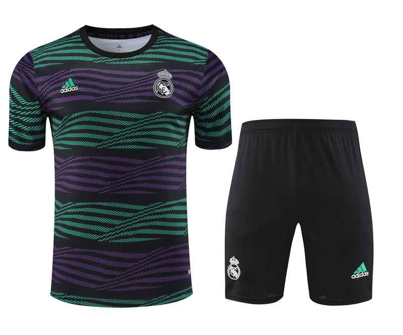 KIT DE TREINO COM MANGA DO REAL MADRID 2023/2024