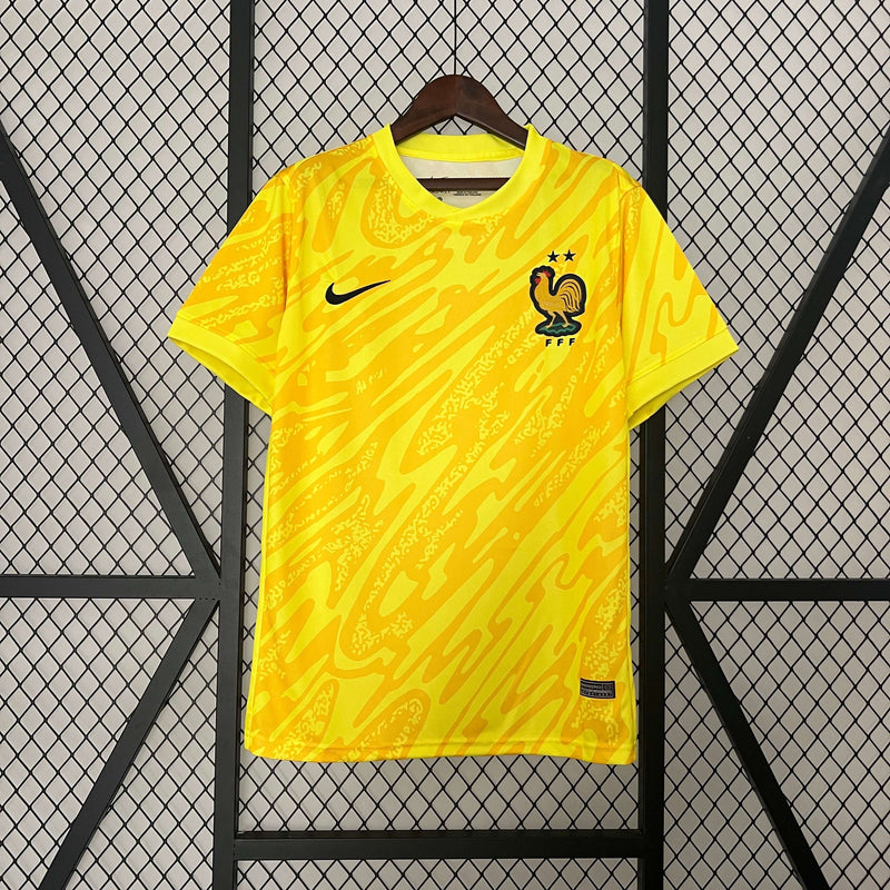 Camisa Seleção da França Goleiro 2024 France Yellow Masculino