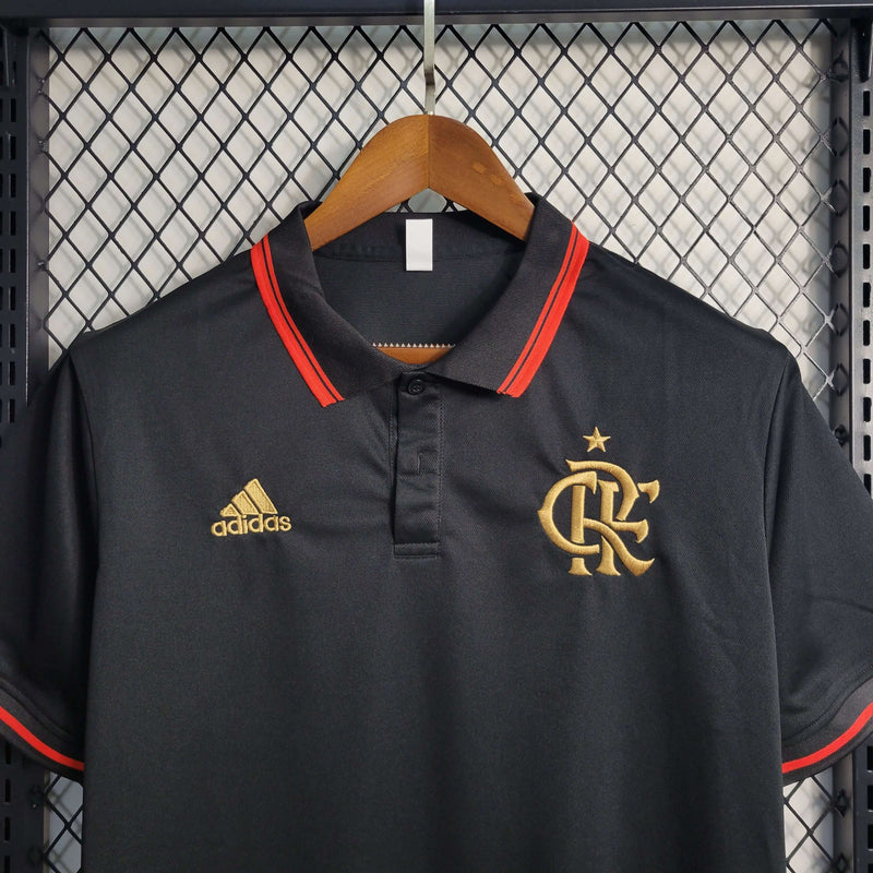 Camisa do Flamengo 23-24 POLO PRETO Masculina