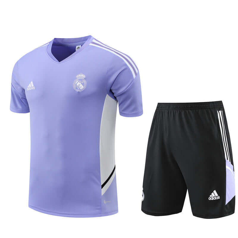 KIT DE TREINO COM MANGA DO REAL MADRID 22/23