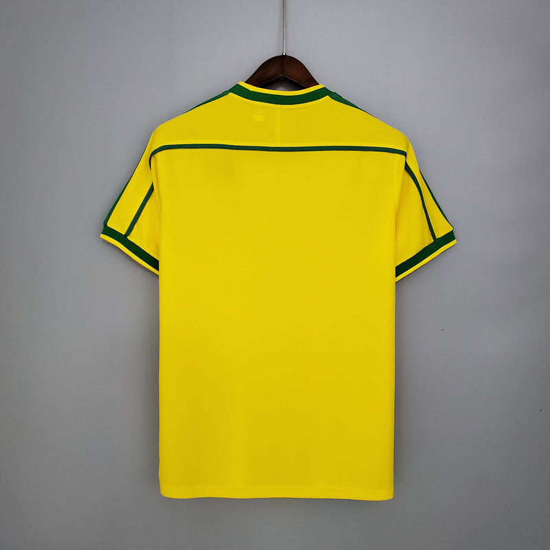 Camisa Retrô Brasil 1998 home Masculina