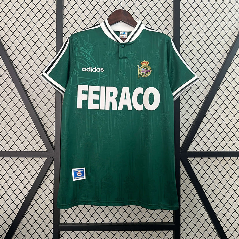 Camisa Retrô Real Club Deportivo de La Coruña 1999/2000 Away Masculina