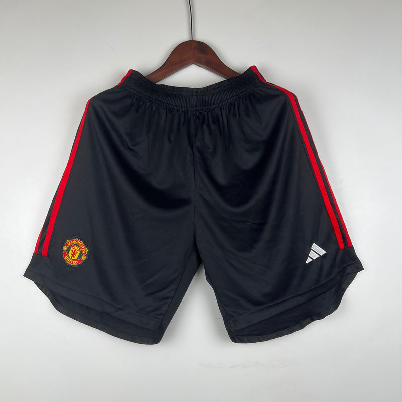 Short Manchester United 23/24 Black Masculino