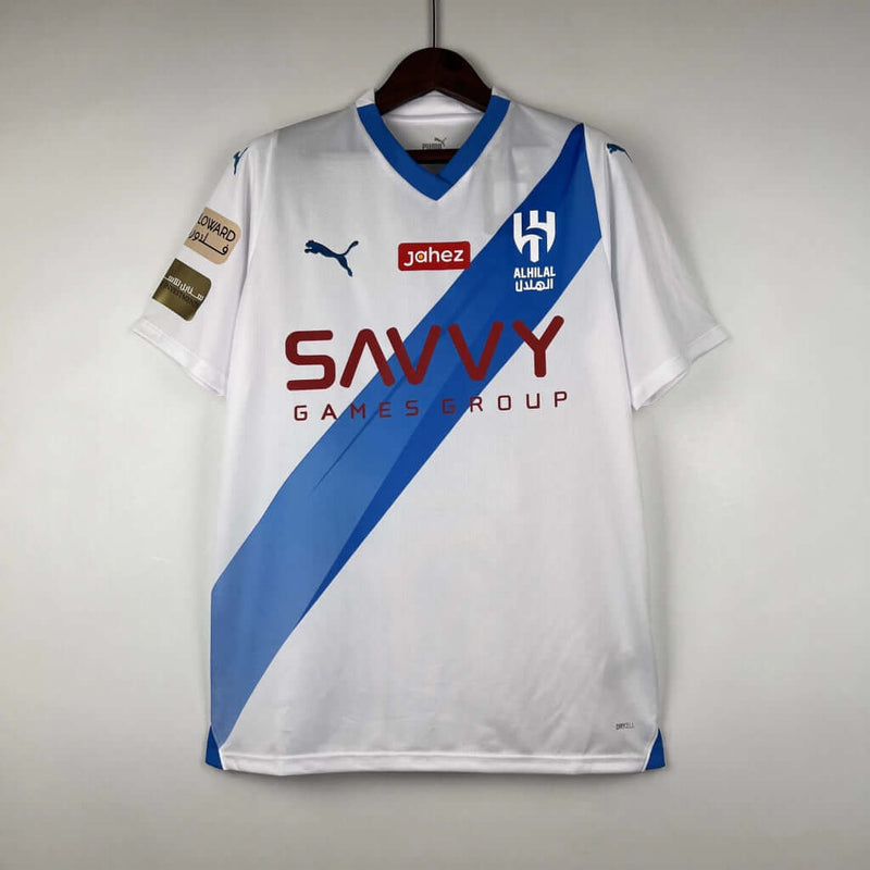 Camisa Al Hilal Away 23/24 Torcedor Masculino - Branco - Puma Masculina