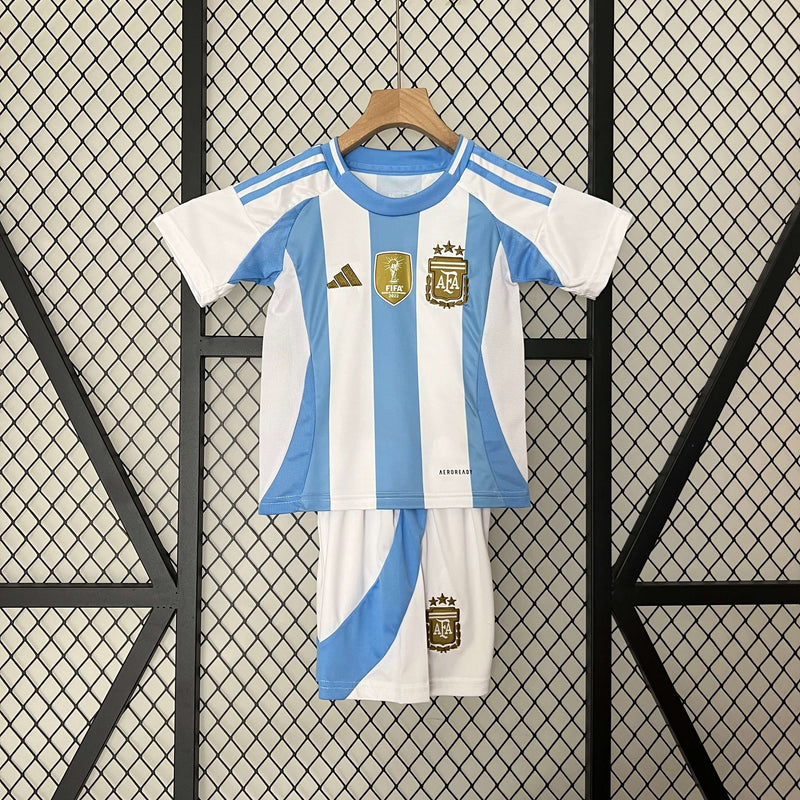 Kit Kids Seleção da Argentina 2024 Home