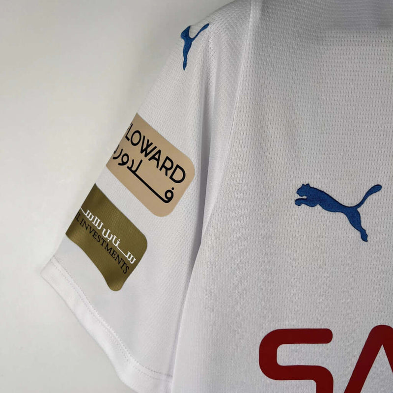 Camisa Al Hilal Away 23/24 Torcedor Masculino - Branco - Puma Masculina