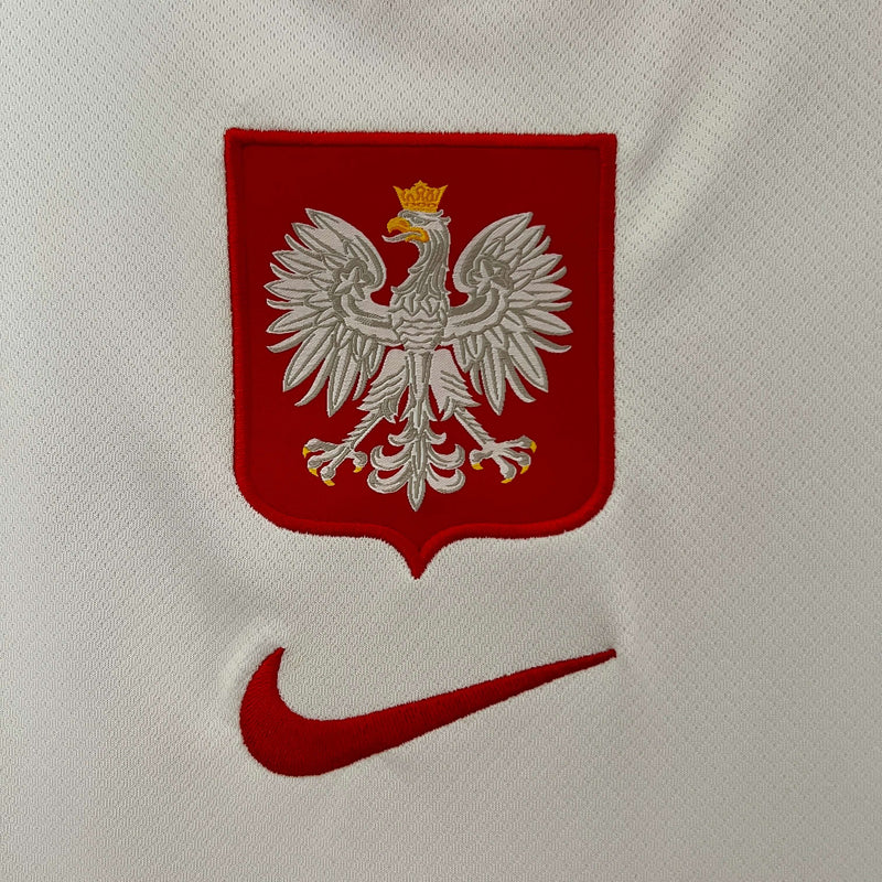 Camisa Seleção da Polónia 2024 Home Masculina