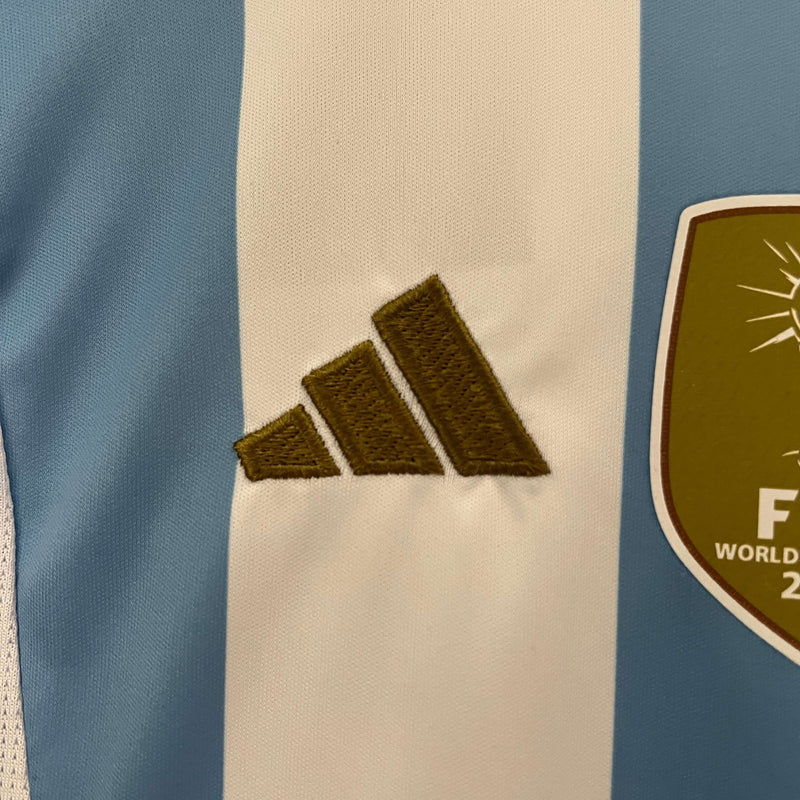 Kit Kids Seleção da Argentina 2024 Home