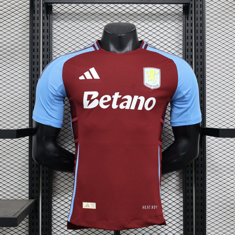 Camisa Aston Villa 24/25 Player Home Masculina