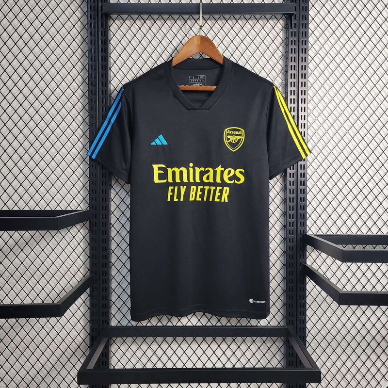 Camisa de treino preta do Arsenal 23-24 Masculina