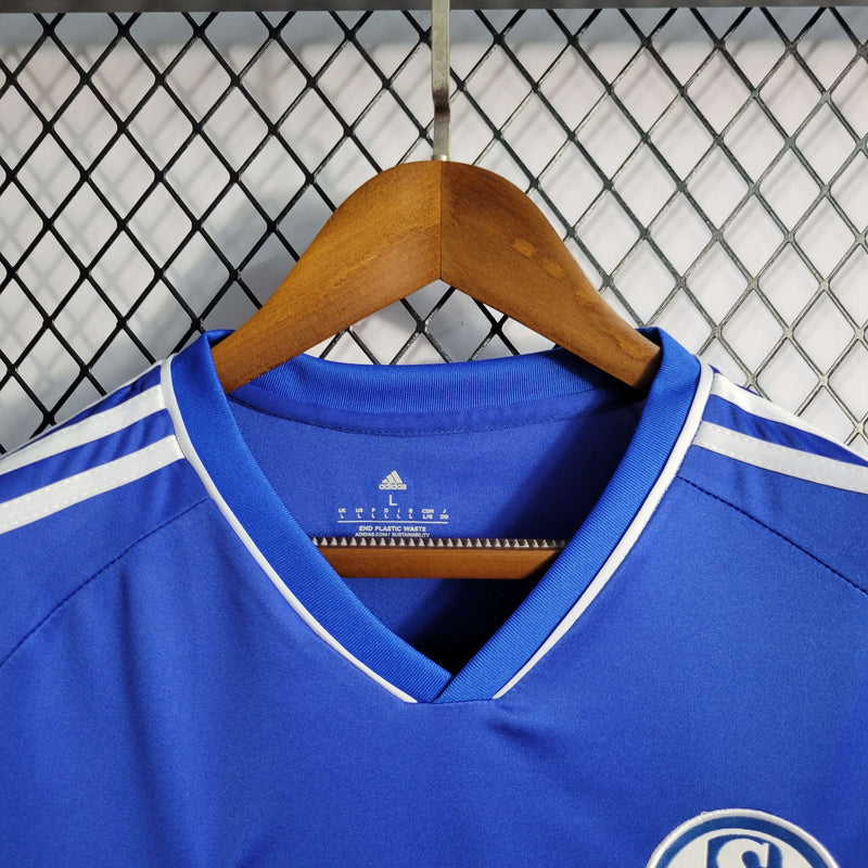 Camisa Schalke 04 Home 22/23 Torcedor Umbro Masculina - Azul Royal