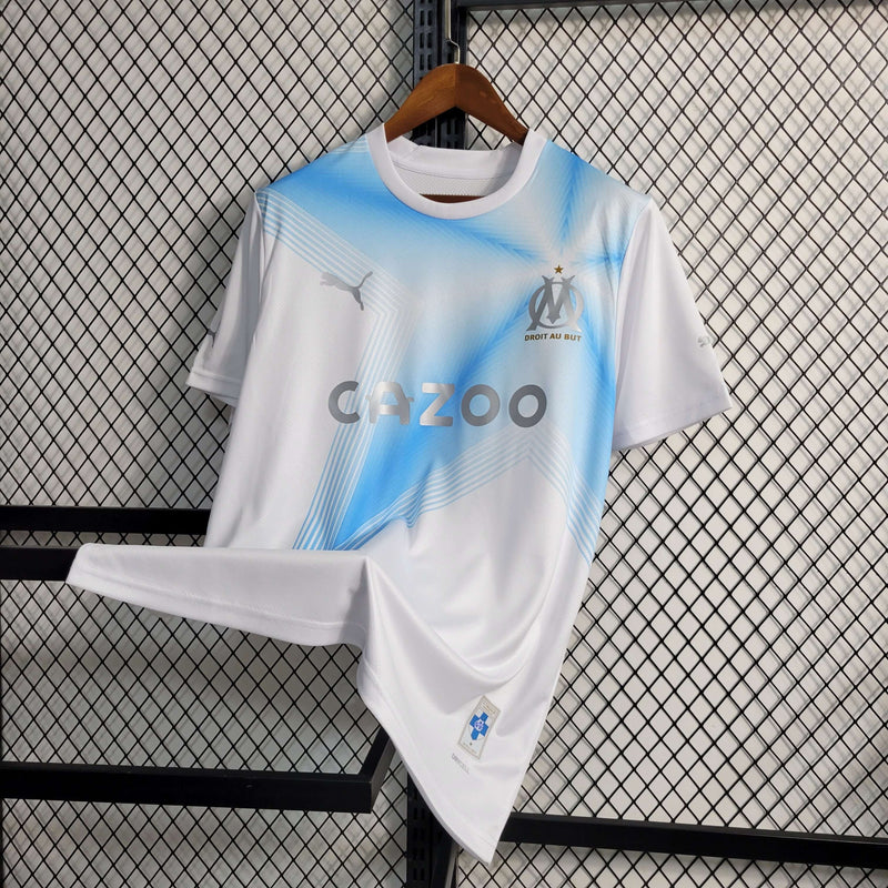 Camisa Olympique de Marseille Edição do 30º Aniversário Masculina