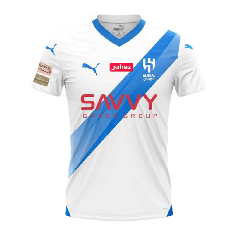 Camisa Al Hilal Away 23/24 Torcedor Masculino - Branco - Puma Masculina