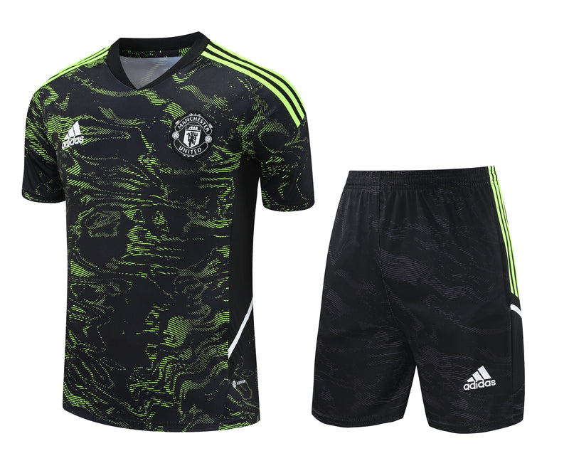 Kit Treino de Manga Manchester United 23/24 Masculino