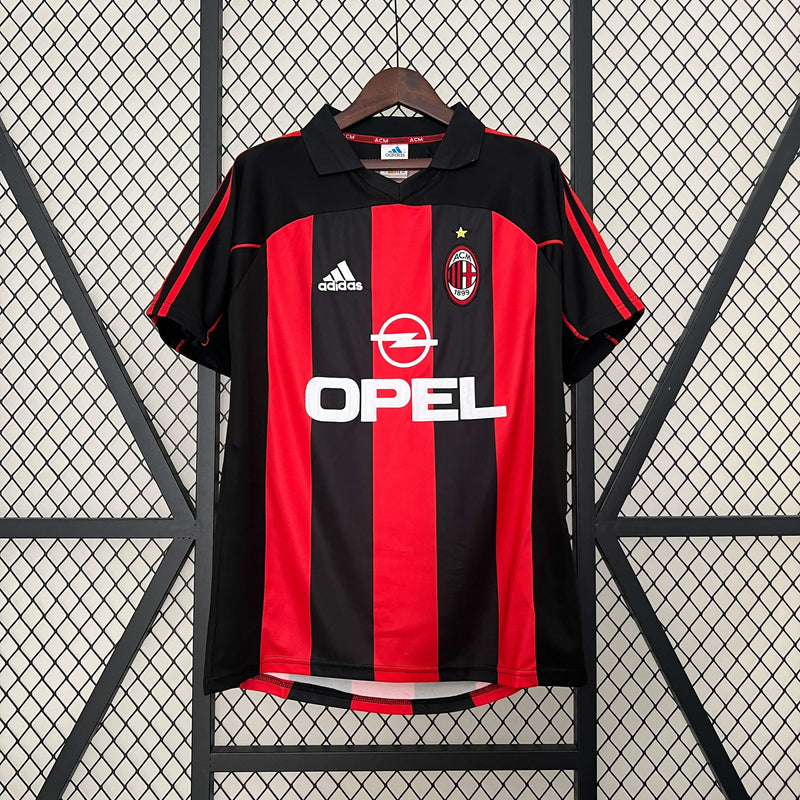 Camisa Retrô AC Milan 2001/2002 Home Masculina