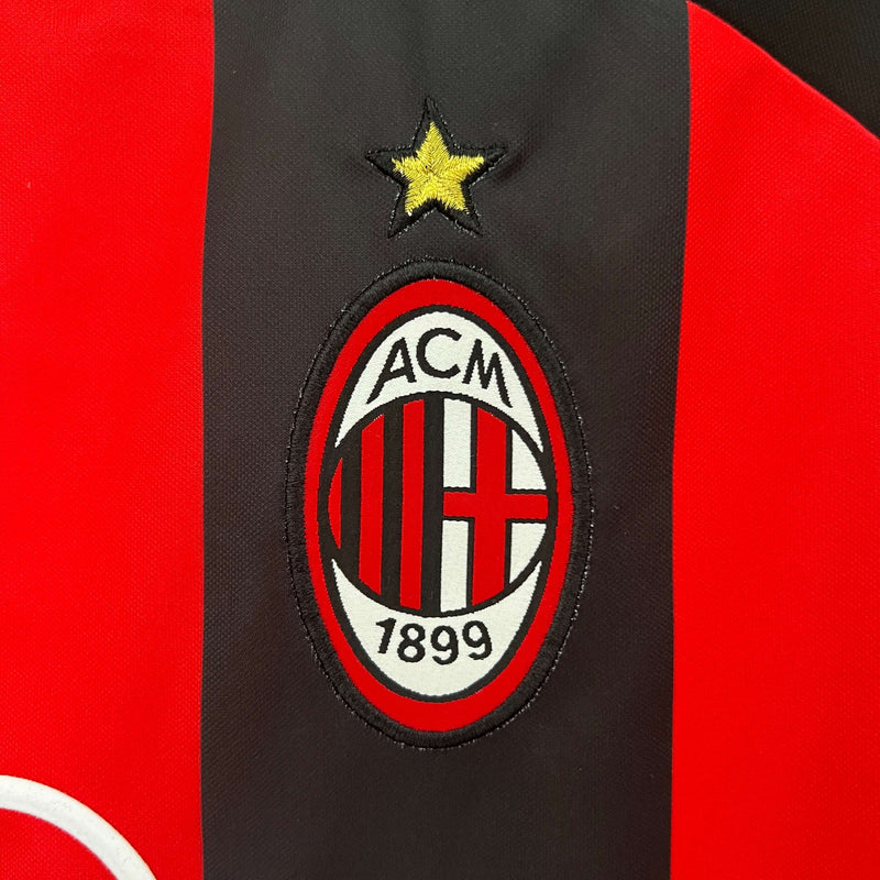 Camisa Retrô AC Milan 2001/2002 Home Masculina