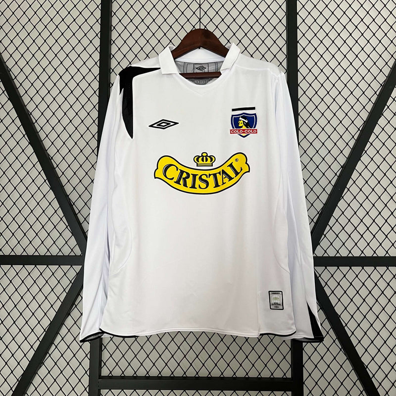 Camisa Manga Longa Retrô Colo Colo 2006 Home Masculina