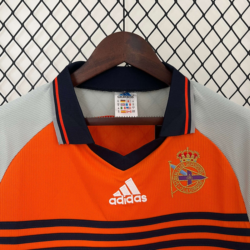 Camisa Retrô Deportivo La Coruña 98/99 Third Away Masculina