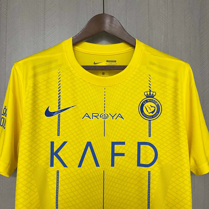 Camisa Al-Nassr I 23/24 Torcedor NIke - Amarela Masculina