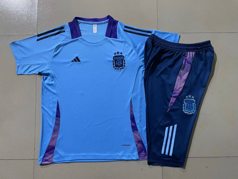 Kit Treino com manga da Argentina 2024/2025