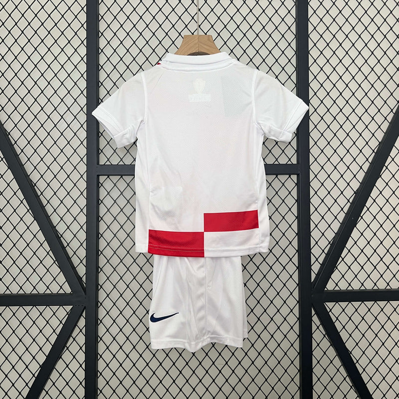 Kit Kids Seleção da Croácia 2024 Home