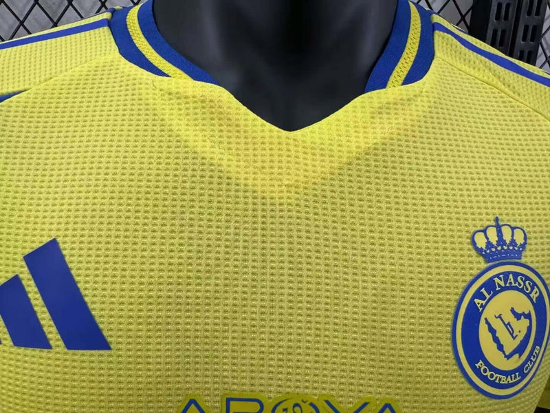 Camisa Al Nassr Riyadh 24/25 Player Home Masculina