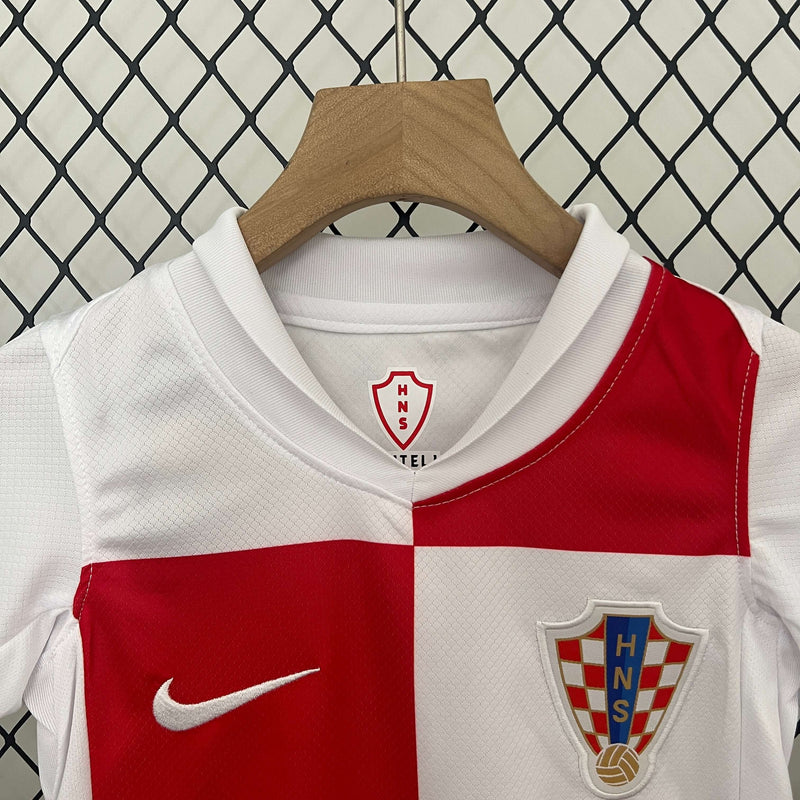 Kit Kids Seleção da Croácia 2024 Home