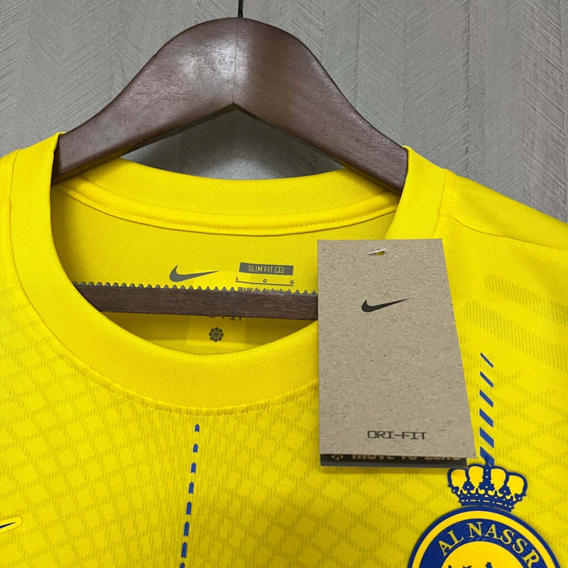 Camisa Al-Nassr I 23/24 Torcedor NIke - Amarela Masculina