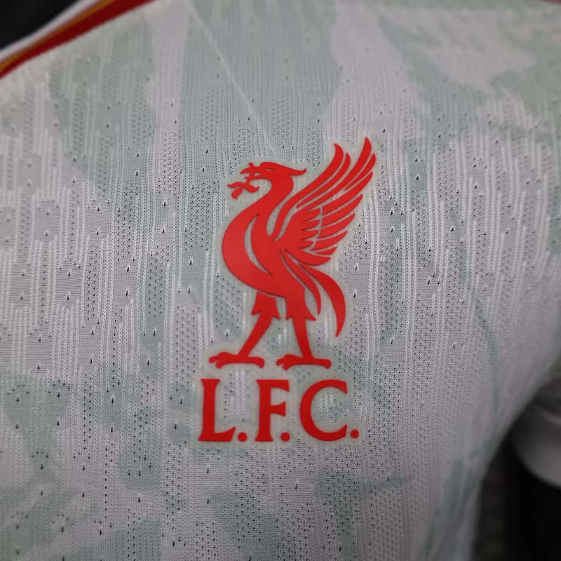 Camisa de futebol Liverpool Third away versão jogador 2024/2025 Masculina