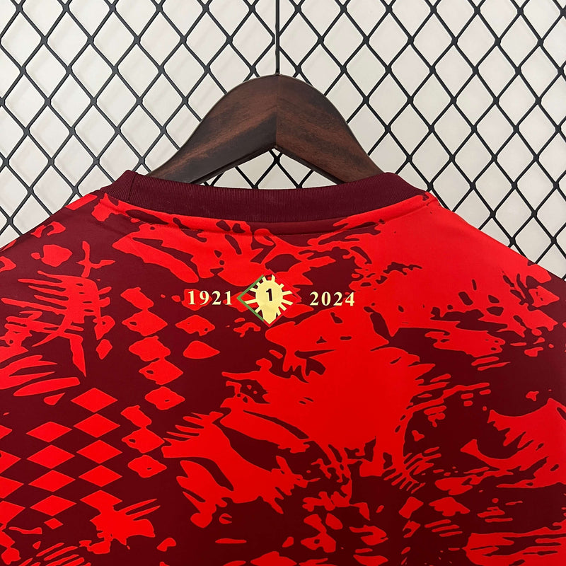 Camisa de Portugal Treino 2024 Wear Red Masculina