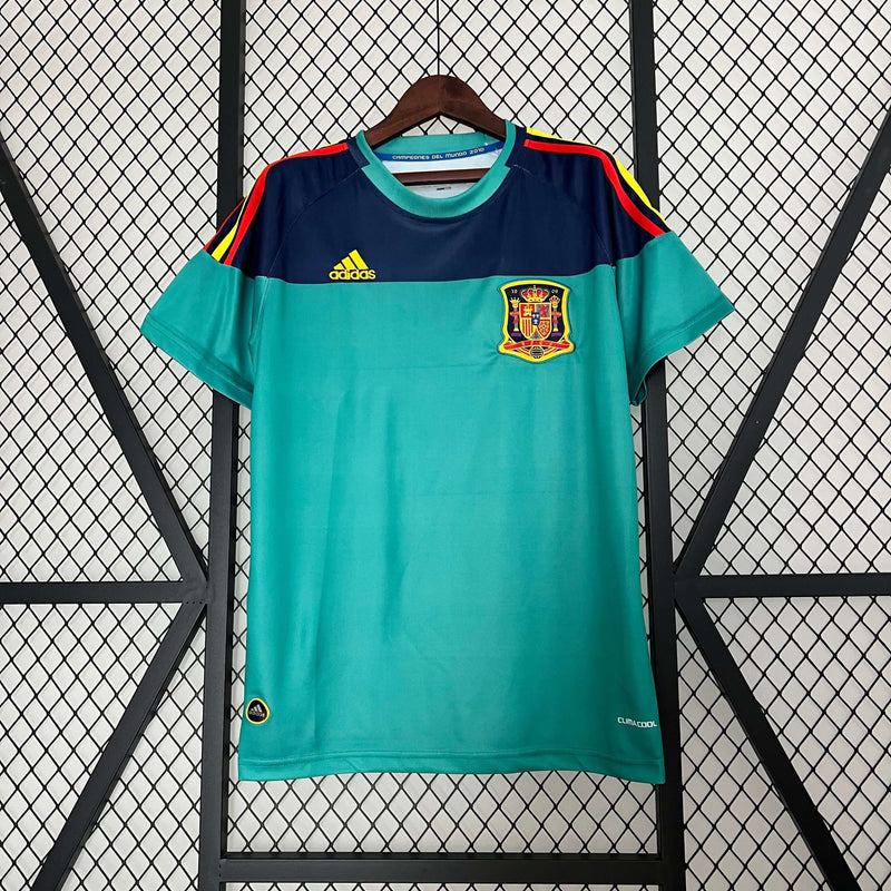 Camisa de Goleiro da Spain 2010 Retro Masculina