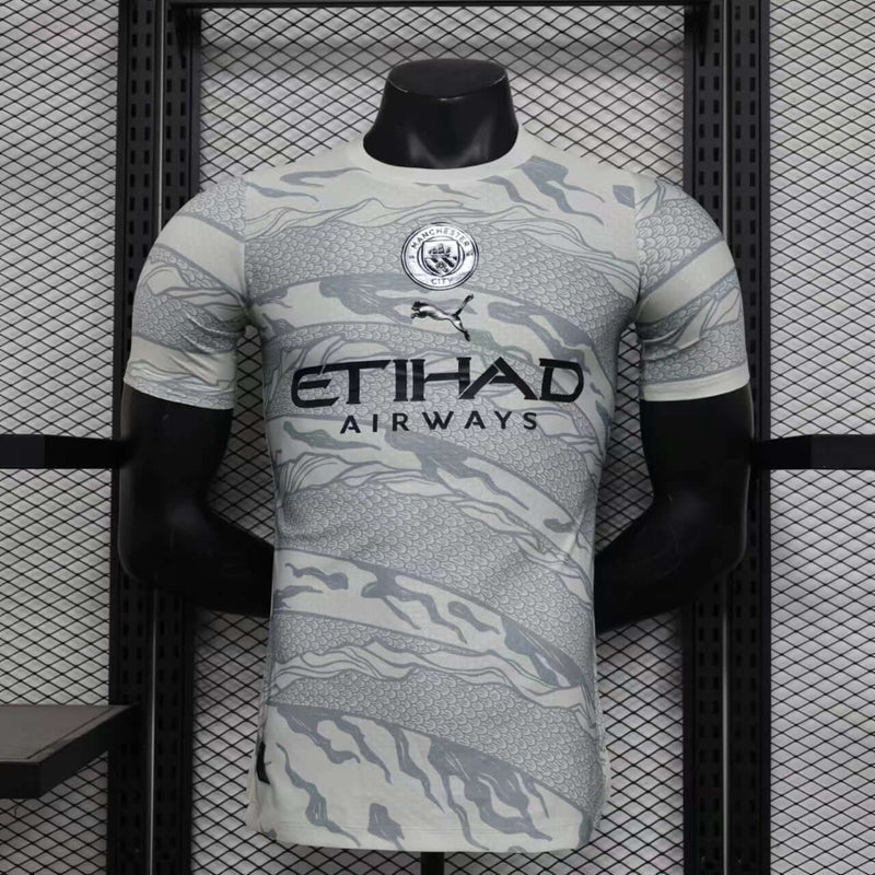 Camisa do Manchester City 24/25 Player Edição Especial Ano do Dragão Masculina