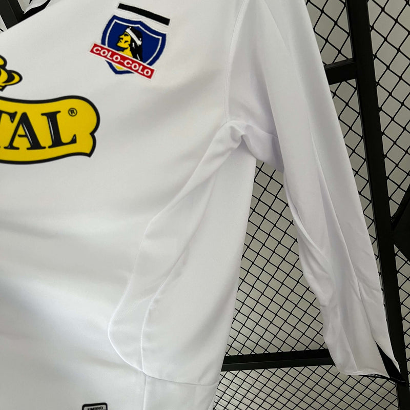 Camisa Manga Longa Retrô Colo Colo 2006 Home Masculina