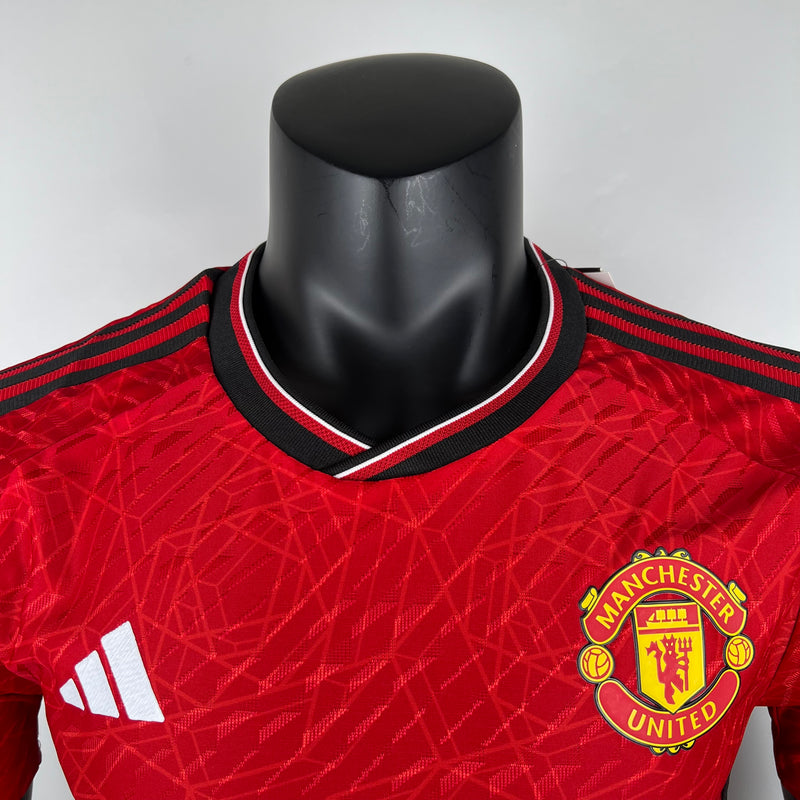 Camisa Manchester United 23/24 Player Home Masculina