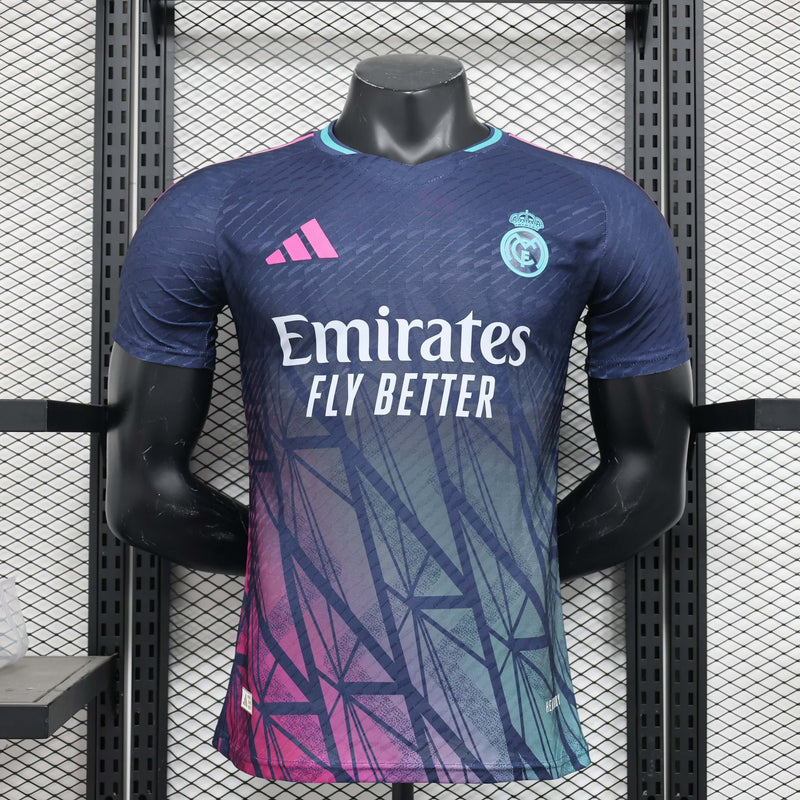 Camisa Real Madrid 2024/2025 Player Edição Especial Gradiente Roxo Masculina