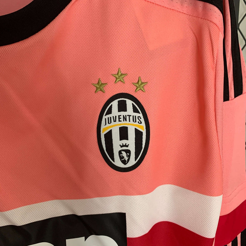 Camisa Manga Longa Retrô Juventus 15/16 Away Masculina