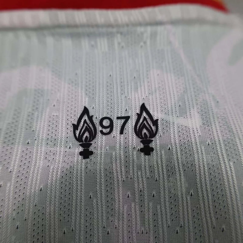 Camisa de futebol Liverpool Third away versão jogador 2024/2025 Masculina