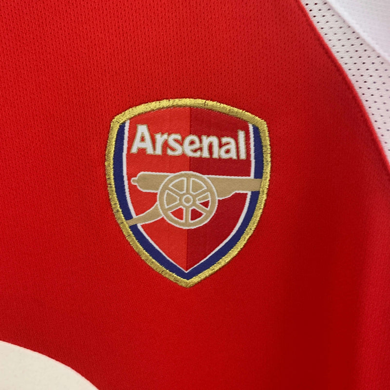 Camisa Manga Longa Retrô Arsenal Home Masculina