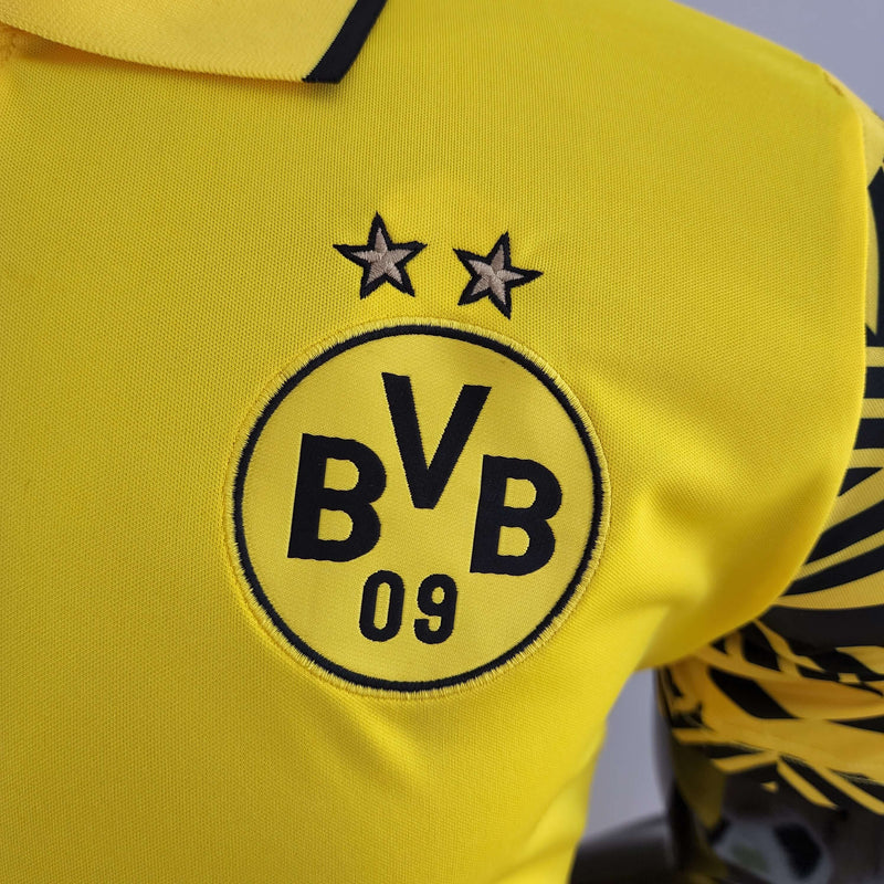 Camisa POLO Borussia Dortmund 22/23 Player amarela Masculina