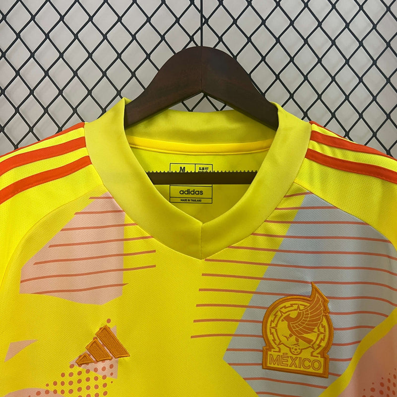 Camisa Seleção do México 2024 Goleiro Yellow Masculina