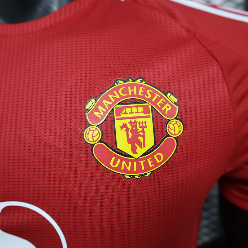 Camisa Manchester United 24/25 Player Home Masculina