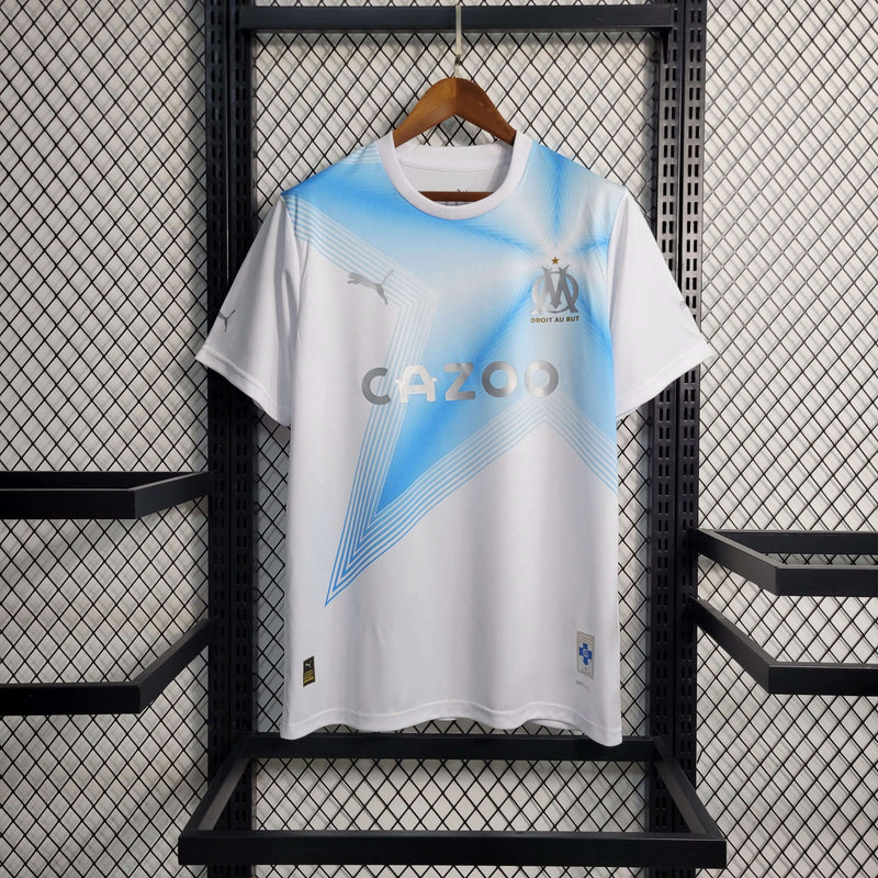 Camisa Olympique de Marseille Edição do 30º Aniversário Masculina