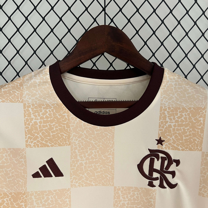 Camisa Flamengo Pré Jogo 2024/2025 Adidas Feminina