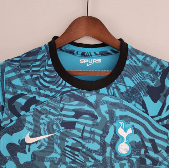 Camisa Tottenham Third 22/23 Torcedor Nike Masculina - Azul Royal e Celeste